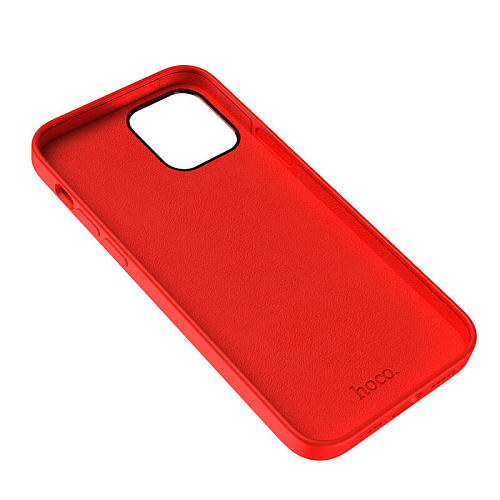 Чехол силиконовый для iPhone 13 mini (5.4), Pure series, HOCO, красный