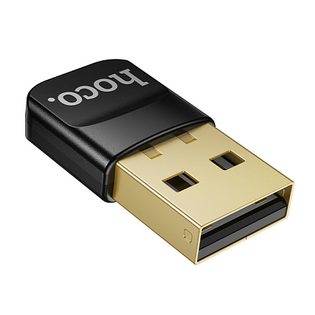 USB Bluetooth адаптер (BT 6.0), UA100, HOCO, черный