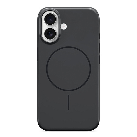 Чехол-накладка для iPhone 16, глянцевый, магнитный (MagSafe), без лого, X-CASE, черный
