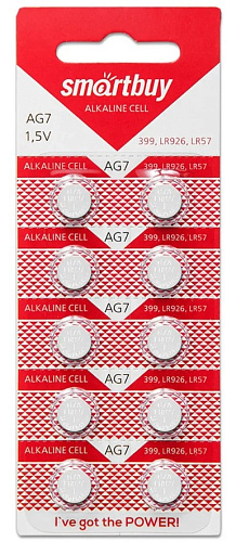 Батарейка часовая, AG7, LR926 (BP10) 1 Батарейка