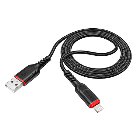 USB дата кабель Lightning, HOCO, X59, черный