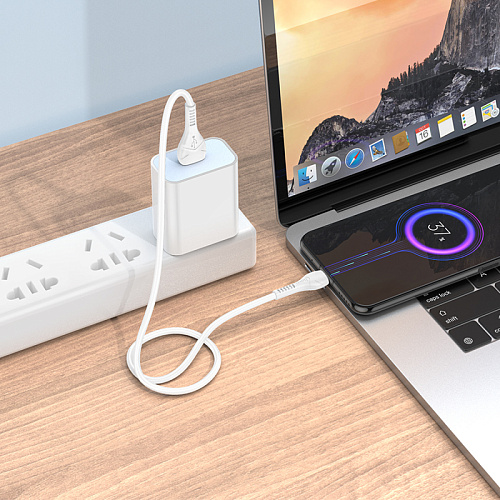 USB Кабель Micro, HOCO, X37, 0.25м, белый