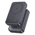 Универсальный Доп. Аккумулятор 10000mAh, J160A, HOCO, 1 PD 20W, беспроводная зарядка (MagSafe), серый