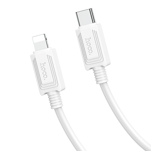 Кабель Lightning to Type-C (PD), HOCO, X73, 1м, белый