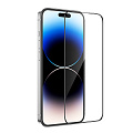 Защитное стекло для iPhone 14 Pro Max, G5, HOCO, Full screen silk screen HD tempered glass, черное