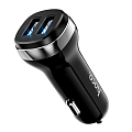 Автомобильное зарядное устройство, 2 USB 2.4A (Z40), HOCO, черный