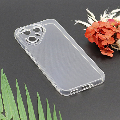 Чехол силиконовый для TECNO Pova 7 Pro (5G), с защитой камеры, X-CASE, прозрачный