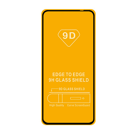 Защитное стекло на Oppo Reno 5 (4G) / Reno 6/Realme GT Master Edition, 9D, черное, X-CASE