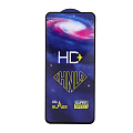 Защитное стекло на TECNO Spark 30C, HD, прозрачное с черной рамкой, X-CASE
