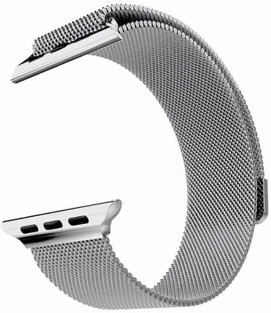 Ремешок на руку для Apple Watch 38/40/41/42 мм, HOCO, WA03, Milanese loop, серый