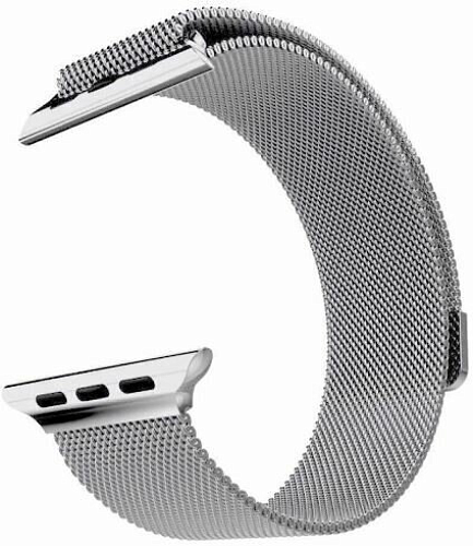 Ремешок на руку для Apple Watch 38/40/41/42 мм, HOCO, WA03, Milanese loop, серый