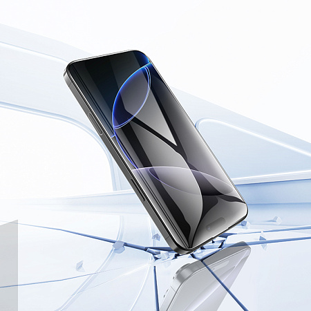 Защитное стекло для iPhone 16 Pro Max, A777, HOCO, HD, рамка черная