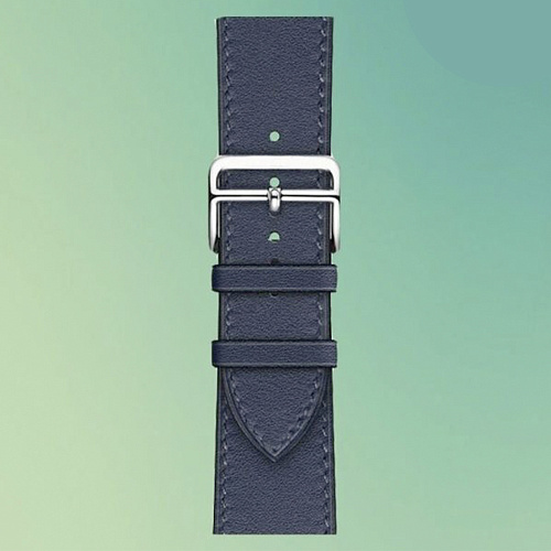 Ремешок на руку для Apple Watch 38/40/41/42 мм, HOCO, WA17, коровья кожа, темно-синий