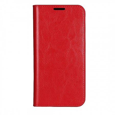 Чехол-книжка для iPhone 12 (5.4), боковой, экокожа, красный