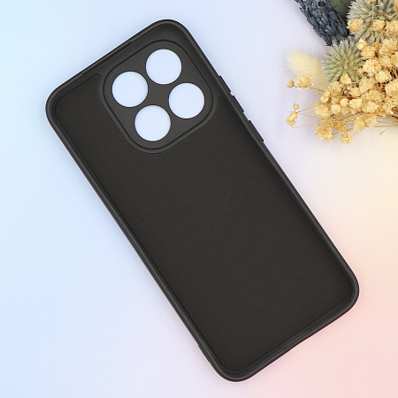Чехол силиконовый для Xiaomi 15T/15T Pro (5G), с микрофиброй внутри, с защитой камеры, X-CASE, черный