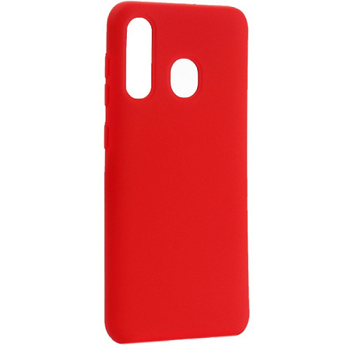 Чехол силиконовый для Samsung Galaxy A20/А30/M10S, good quality, X-CASE, красный
