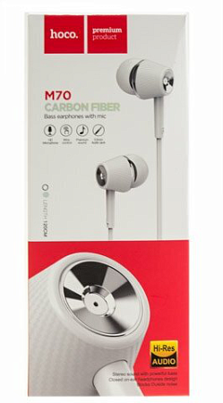   M70 Graceful universal earphones with mic,hoco, 