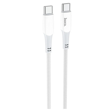 Кабель Type-C на Type-C, HOCO, X70, 1м, 60W, белый
