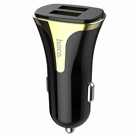 Автомобильное зарядное устройство, 2 USB 3.4A 18W QC3.0 (Z31), черный