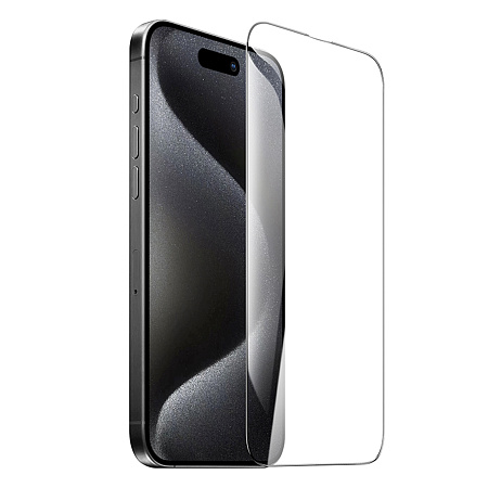 Защитное стекло для iPhone 16 Pro, G14, HOCO, Guardian shield series full-screen HD tempered glass, черное
