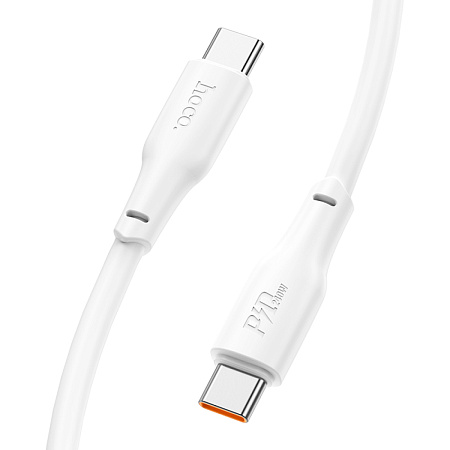 Кабель Type-C на Type-C, HOCO, X93, 1м, 240W, белый