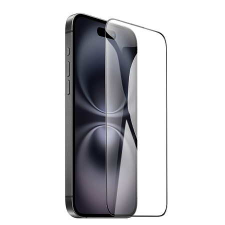 Защитное стекло для iPhone 15/16, A777, HOCO, HD, рамка черная
