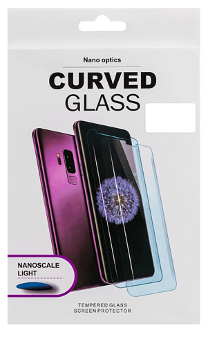 Защитное стекло на Samsung, Galaxy Note 8/ Note 9,  3D ультрафиолет, прозрачное, X-CASE