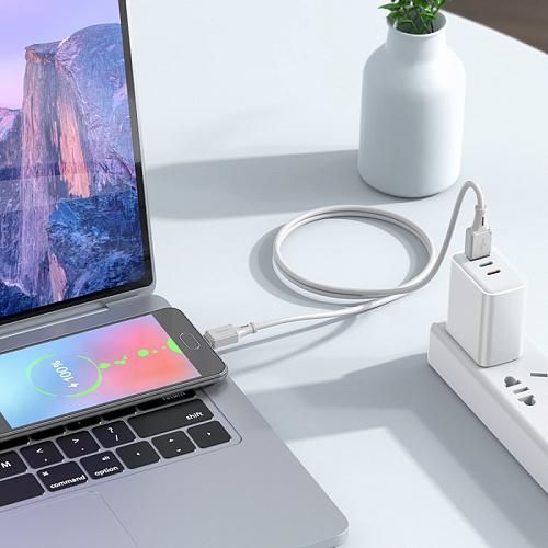 USB Кабель Micro, HOCO, X101, серый