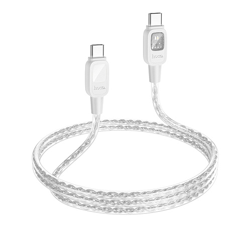Кабель Type-C на Type-C, HOCO, U124, 1.2м, 60W, серый
