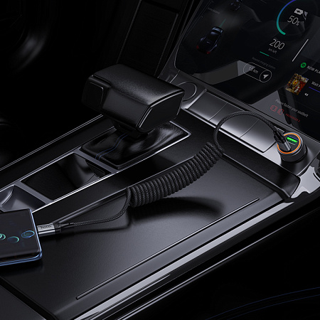 Кабель Type-C на Type-C, HOCO, X121, витой, 1.5м, 60W, черный