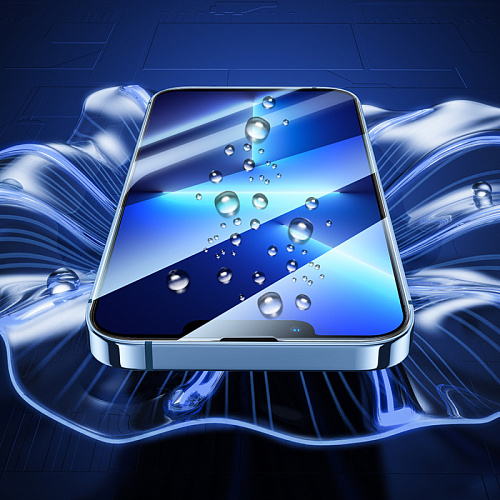Защитное стекло на iPhone 13 Pro Max (6.7)/14 Plus, G16, HOCO, Guardian shield serie, черное