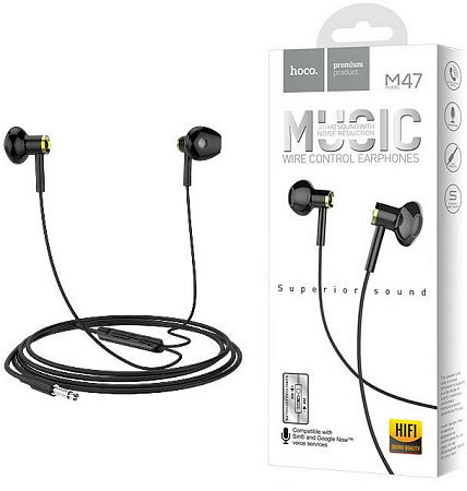   M47 Canorous wire control earphones with microphone, 