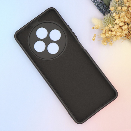 Чехол силиконовый для Xiaomi Redmi 14C (4G)/Redmi 14R (5G)/Poco C75 (4G)/A4/A3 Pro, c защитой камеры, X-CASE, черный