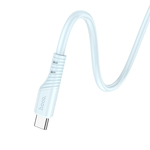 USB Кабель Type-C, HOCO, X97, 1м, силиконовый, светло-голубой