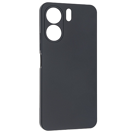 Чехол силиконовый для Xiaomi Redmi 13C (4G)/Redmi 13C (5G)/Poco C65, с микрофиброй вну, с защитой камеры, X-CASE, черный