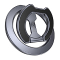 Кольцо двойное на палец магнитное (Magsafe), GH9, Hoco, металлический серый