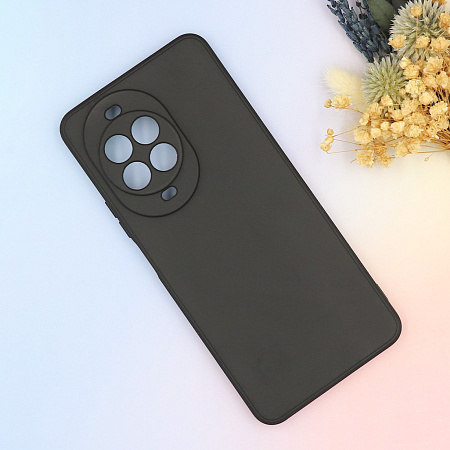 Чехол силиконовый для Huawei Nova 14, с микрофиброй внутри, с защитой камеры, X-CASE, черный