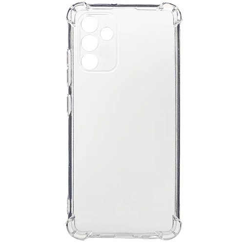 Чехол силиконовый для Samsung Galaxy A24 (4G), усиленные края, с защитой камеры, X-CASE, прозрачный