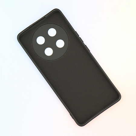 Чехол силиконовый для Honor X9C, с микрофиброй внутри, с защитой камеры, X-CASE, черный