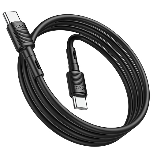 Кабель Type-C на Type-C, HOCO, X83, 1м, 60W, черный