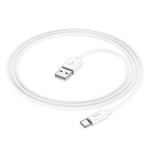 USB Кабель Type-C, HOCO, X87, силиконовый, 1м, белый