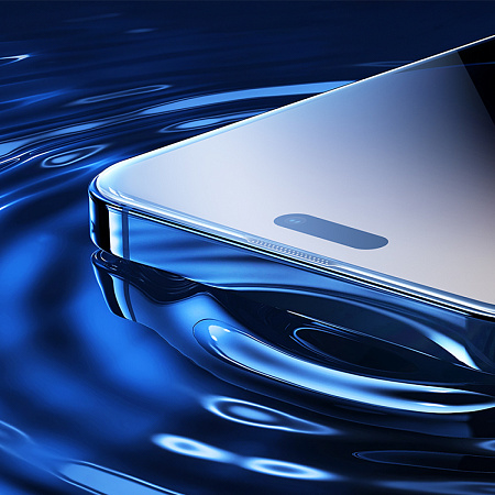 Защитное стекло для iPhone 14 Pro Max, A34, HOCO, 9D large arc dustproof glass, черное