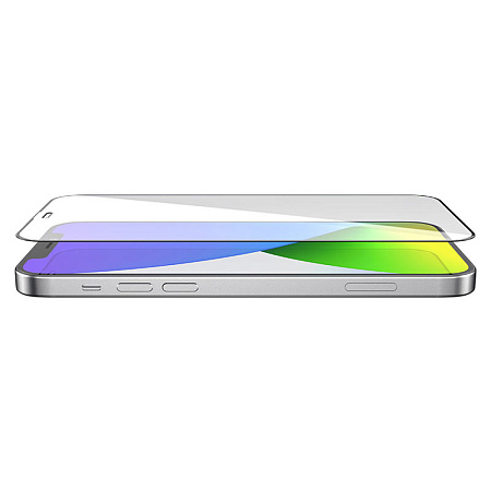 Защитное стекло на iPhone 13 Pro Max (6.7)/14 Plus, G1, HOCO, Flash attach full screen silk screen, черное