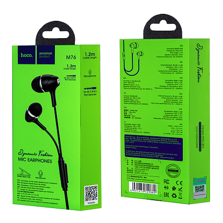   M76 Maya universal earphones, HOCO,   , 