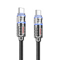 Кабель Type-C на Type-C, HOCO, U122, 60W, 1.2м, черный
