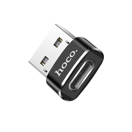 Переходник с USB-A на Type-C, HOCO, UA6