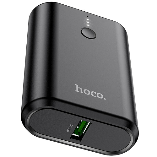 Универсальный Доп. Аккумулятор 10000mAh, Q3, HOCO, 1 PD 20W, черный
