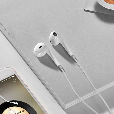 Проводные наушники M80 Original series earphones, HOCO, белые