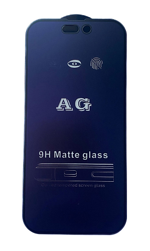 Защитное стекло на iPhone 14 Pro (6.1), Anti-blue ray матовый, черный, X-CASE Защитное стекло на iPhone 14 Pro (6.1), Anti-blue ray матовый, черный, X-CASE