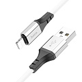USB дата кабель Lightning, HOCO, X86, 1M, силиконовый, белый